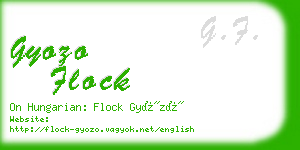 gyozo flock business card